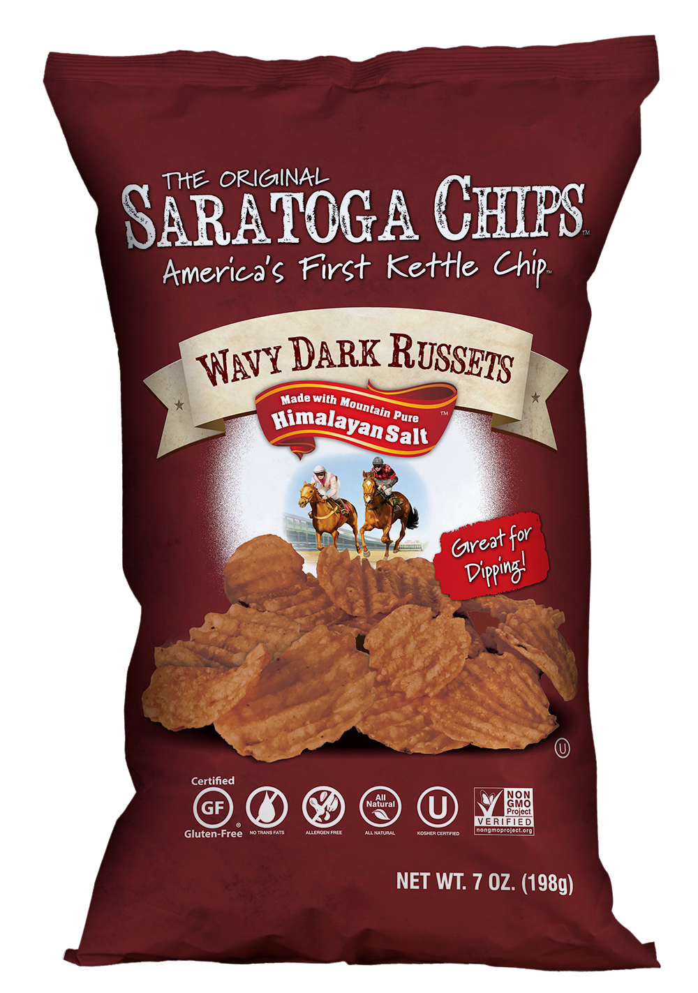 Wavy Dark Russets chip bag photo